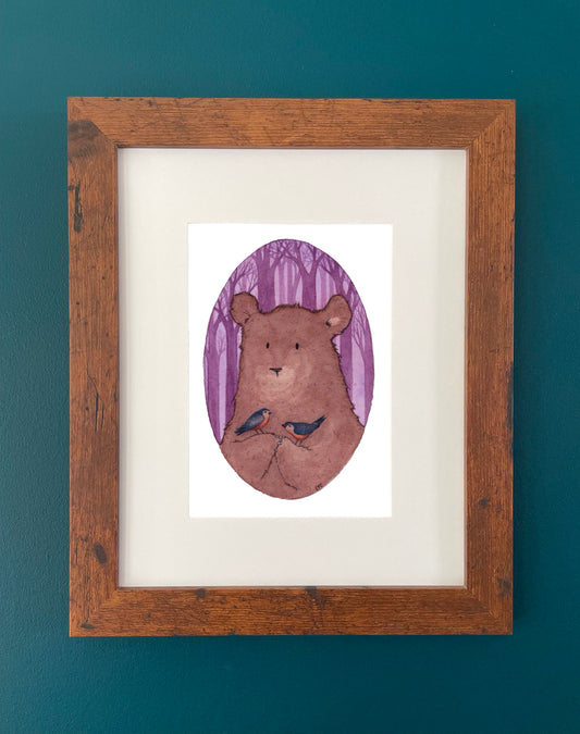 "Birding" Fine Art Print ©Cara Finnerty Coleman