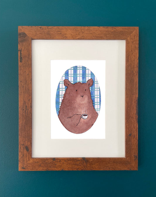 "Coffee Talk" Fine Art Print ©Cara Finnerty Coleman