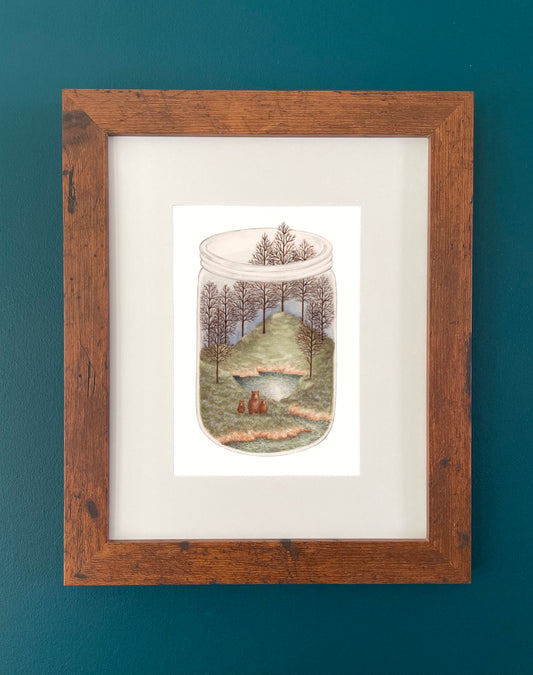 "Flora and Fauna" Fine Art Print ©Cara Finnerty Coleman