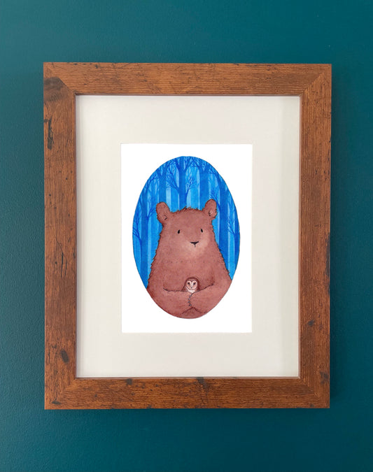 "Stay Out of the Forest" Fine Art Print ©Cara Finnerty Coleman