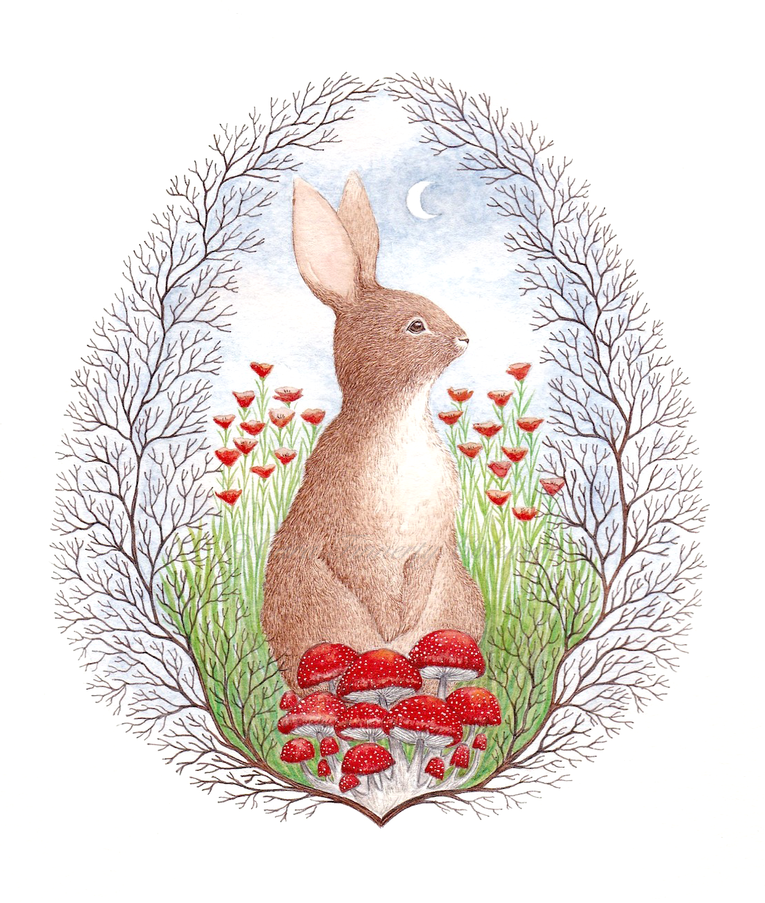 "Dusk in the Meadow" Fine Art Print ©Cara Finnerty Coleman