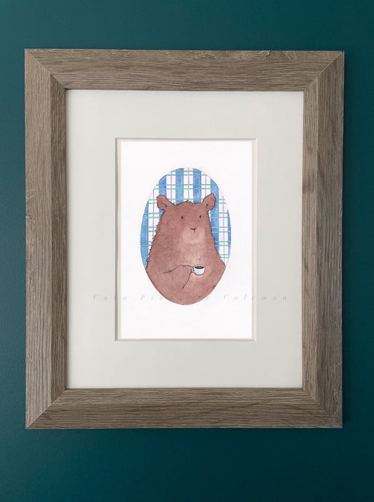 "Coffee Talk" Fine Art Print ©Cara Finnerty Coleman