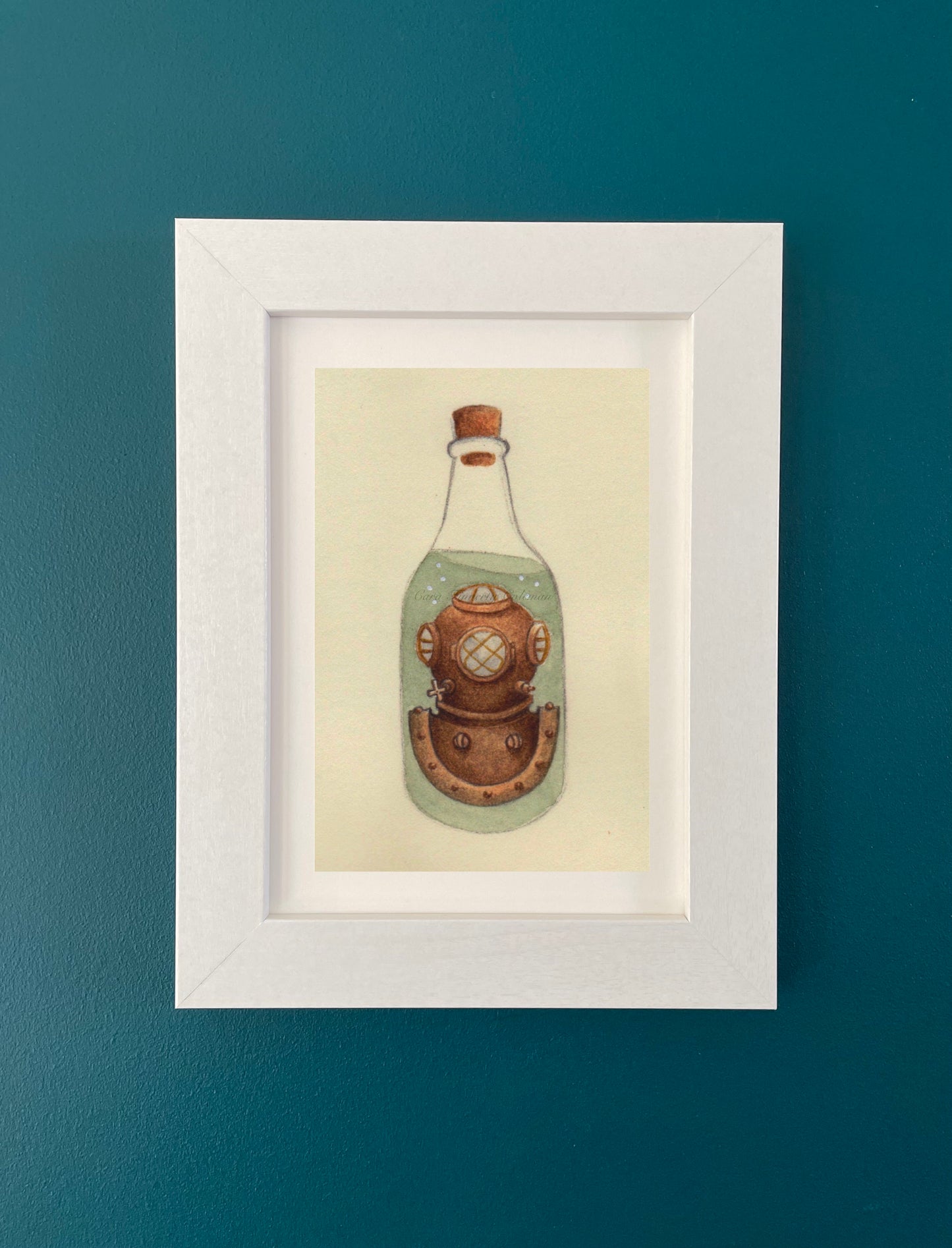 "The Diver" Fine Art Print ©Cara Finnerty Coleman