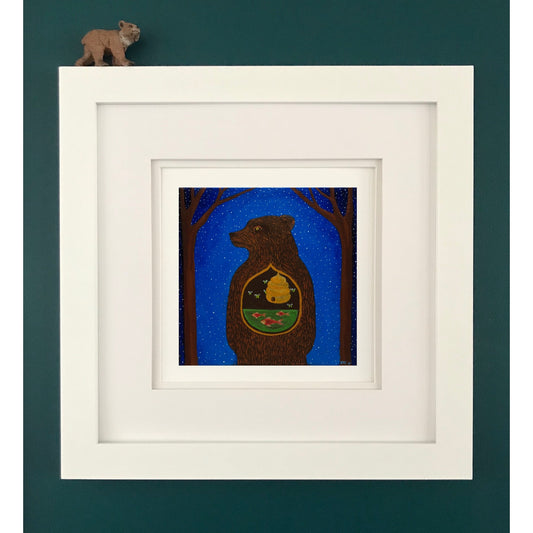 "Hibernation Dream" Giclee Fine Art Print ©Cara Finnerty Coleman