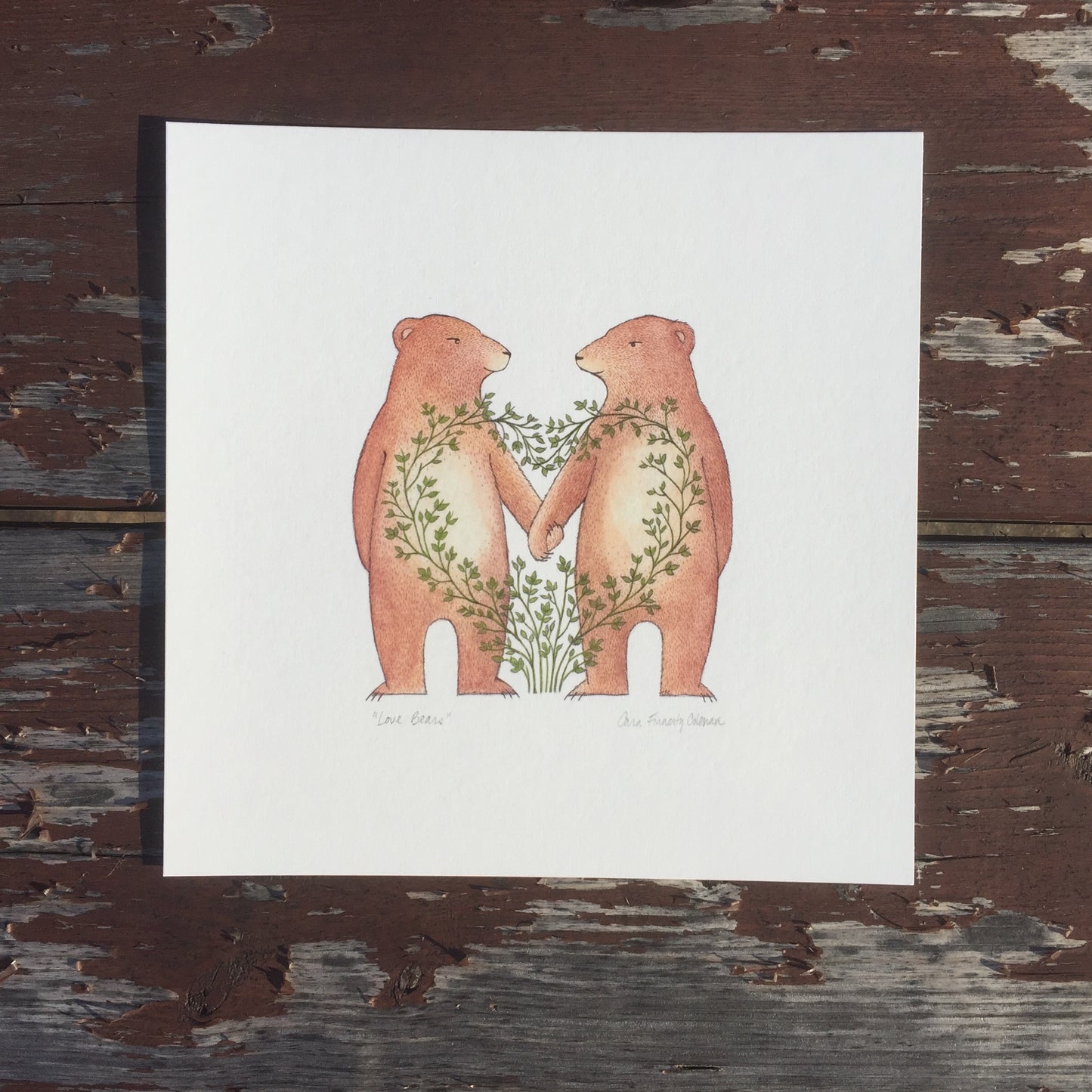 "Love Bears" Fine Art Print©Cara Finnerty Coleman
