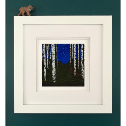 "Solitary Sister Fox" Giclee Fine Art Print ©Cara Finnerty Coleman