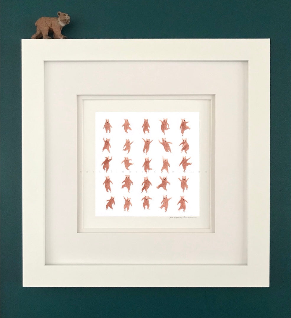 "Dancing Bears" Fine Art Print ©Cara Finnerty Coleman