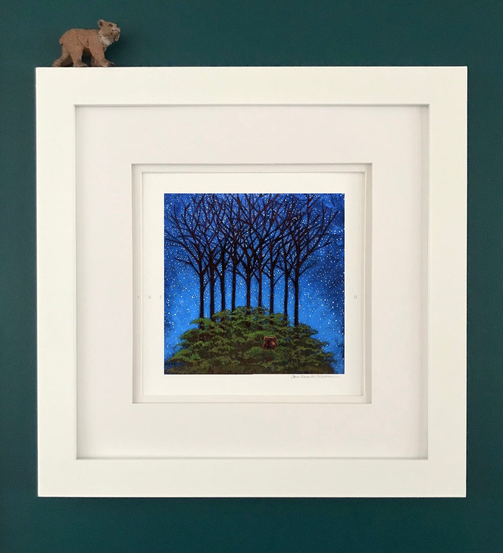 "Walkabout Bear" Giclee Fine Art Print ©Cara Finnerty Coleman