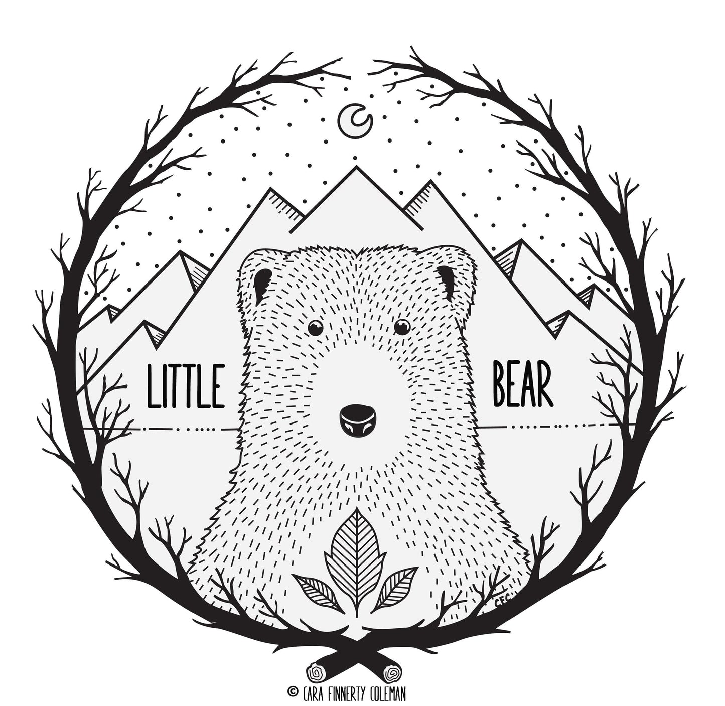 Little Bear Illustration Gift Card