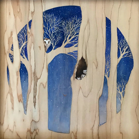 "Night Owls" Fine Art Print ©Cara Finnerty Coleman
