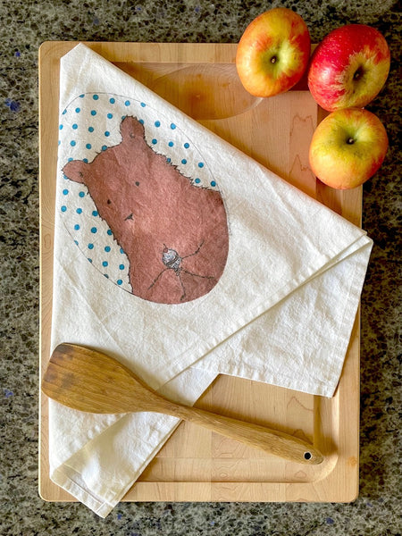 Two for $42 Little Bear Tea Towels ©Cara Finnerty Coleman