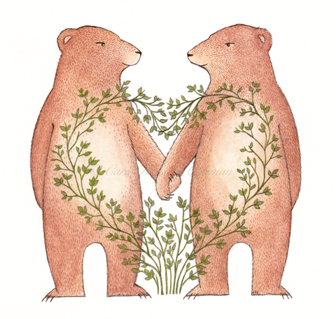 "Love Bears" Fine Art Print©Cara Finnerty Coleman