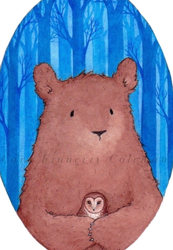 "Stay Out of the Forest" Fine Art Print ©Cara Finnerty Coleman