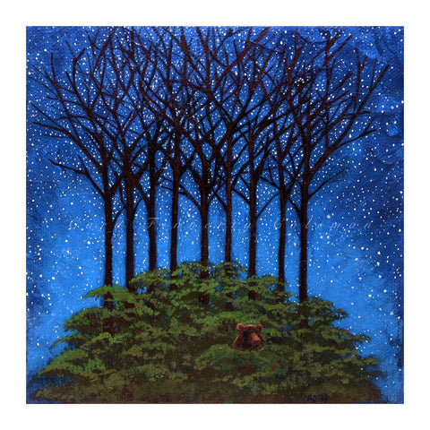"Walkabout Bear" Giclee Fine Art Print ©Cara Finnerty Coleman