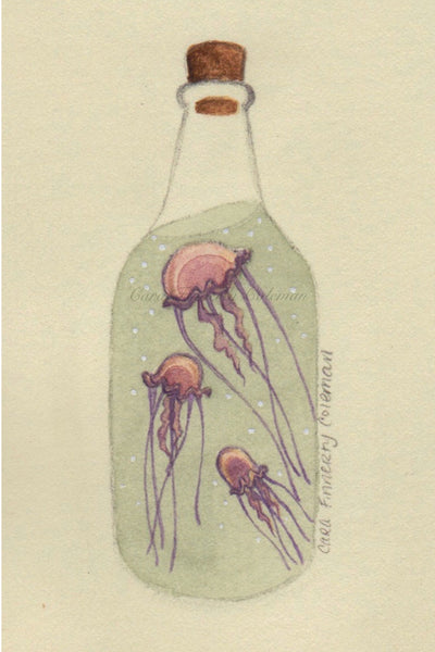 "The Jellyfish" Fine Art Print ©Cara Finnerty Coleman