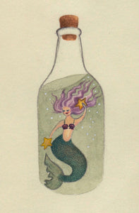 "The Mermaid" Fine Art Print ©Cara Finnerty Coleman